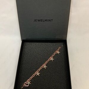 Jewelmint Star Link Bracelet‎ Rose Gold Tone